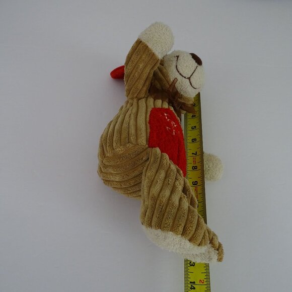Goffa Joy In Jesus Brown Red Plush Dog Toy Stuffed Animal Textured Ages 3 and up - Picture 6 of 6